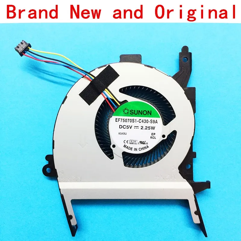 New laptop CPU cooling fan Cooler radiator Notebook for ASUS FL5900U FL5900L X556UB A556UF VM591U Series EF75070S1-C430-S9A
New laptop CPU cooling fan Cooler radiator Notebook for ASUS FL5900U FL5900L X556UB A556UF VM591U Series EF75070S1-C430-S9A