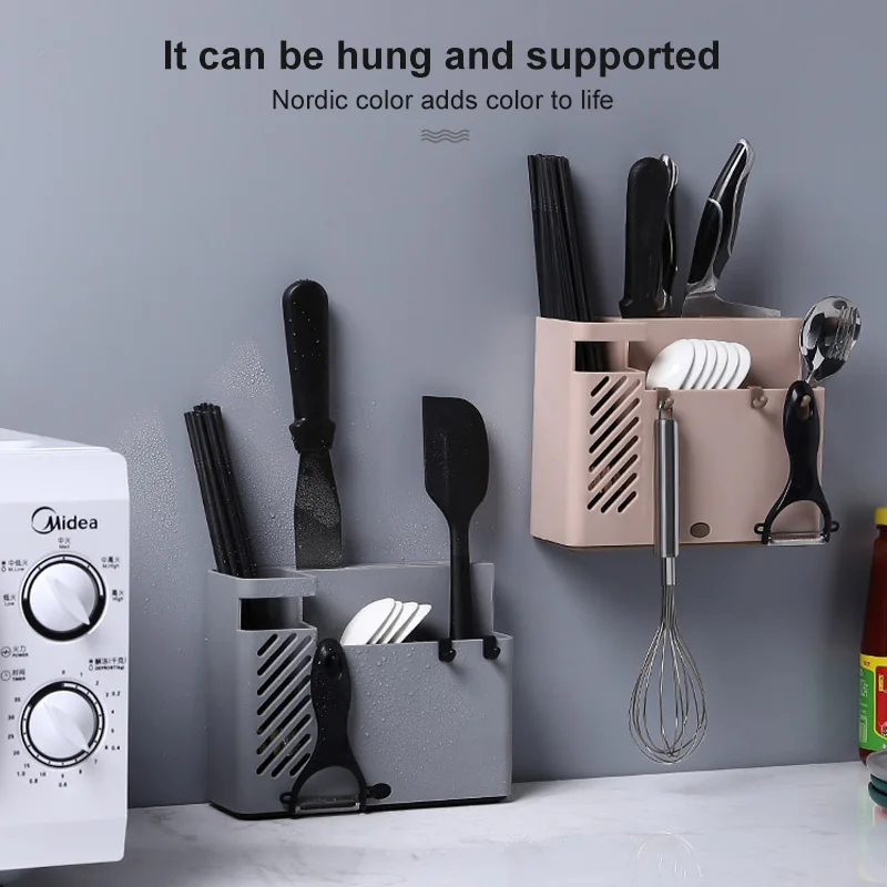 Plastic Multifunctional Chopsticks Tableware Drain Storage Rack Wall-mounted Chopsticks Basket Knife Shelf Kitchen Storage Rack
Plastic Multifunctional Chopsticks Tableware Drain Storage Rack Wall-mounted Chopsticks Basket Knife Shelf Kitchen Storage Rack