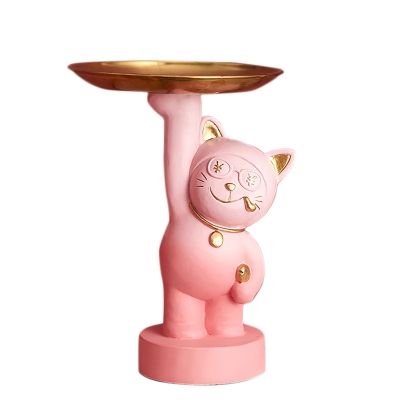 Practical Lucky Cat Key Storage Tray Decoration Living Room Entrance Room Home Entrance Decoration Housewarming Gift 
Practical Lucky Cat Key Storage Tray Decoration Living Room Entrance Room Home Entrance Decoration Housewarming Gift
