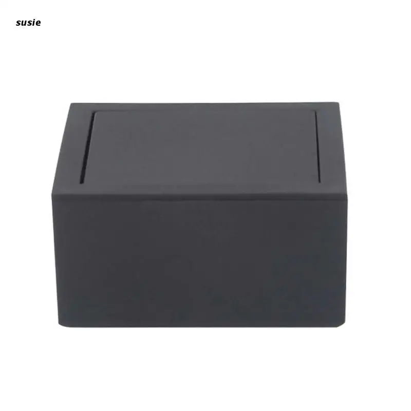 X7YA Black Plastic Flip Cover Rotating Cufflinks Box Creative Packaging Gifts Box Portable Jewelry Display Box for Men Women
X7YA Black Plastic Flip Cover Rotating Cufflinks Box Creative Packaging Gifts Box Portable Jewelry Display Box for Men Women