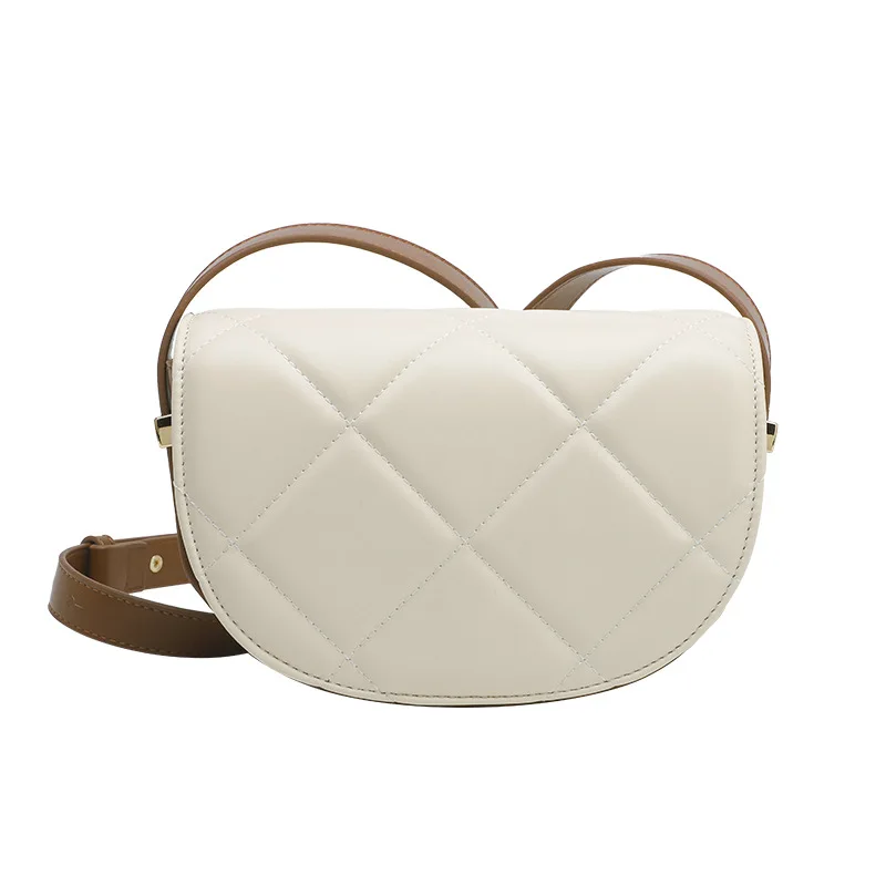 All-match messenger bag women's 2022 summer fashion girl one-shoulder diamond contrast color commuter small round bag saddle bag
All-match messenger bag women's 2022 summer fashion girl one-shoulder diamond contrast color commuter small round bag saddle bag