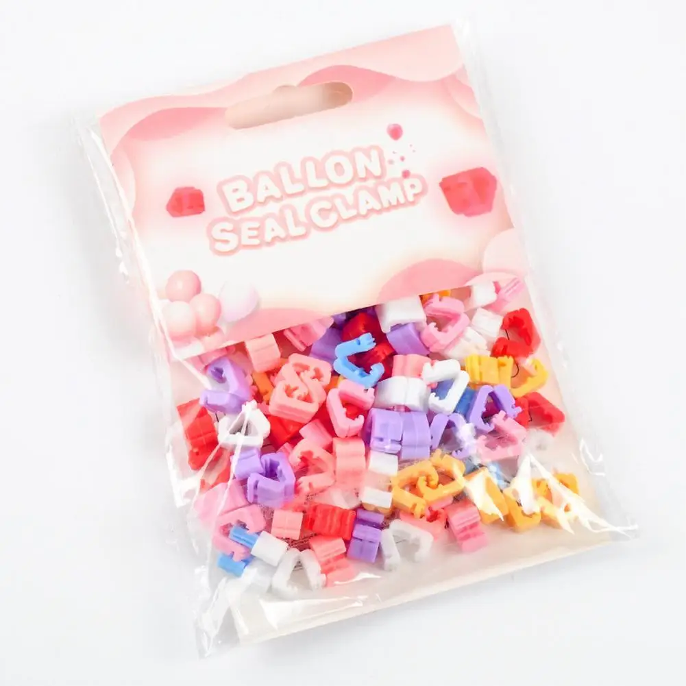 100pcs Plastic Balloon Sealing Clip Buckle Knotter Latex Balloon Ties Fastener Wedding Party Balloon Accessories
100pcs Plastic Balloon Sealing Clip Buckle Knotter Latex Balloon Ties Fastener Wedding Party Balloon Accessories