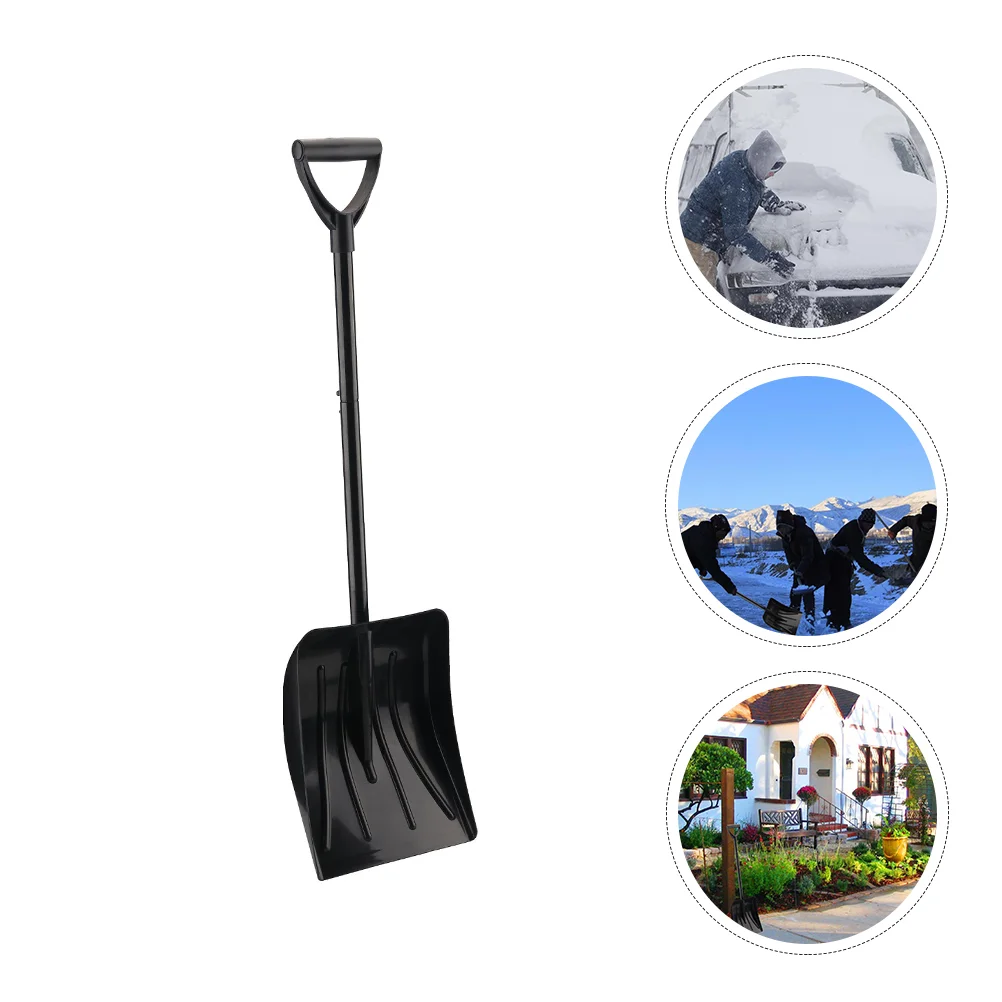 

Shovels Kids Snow Cleaner Retractable Plow Multi-purpose Vehicle Iron Planting Sand Child