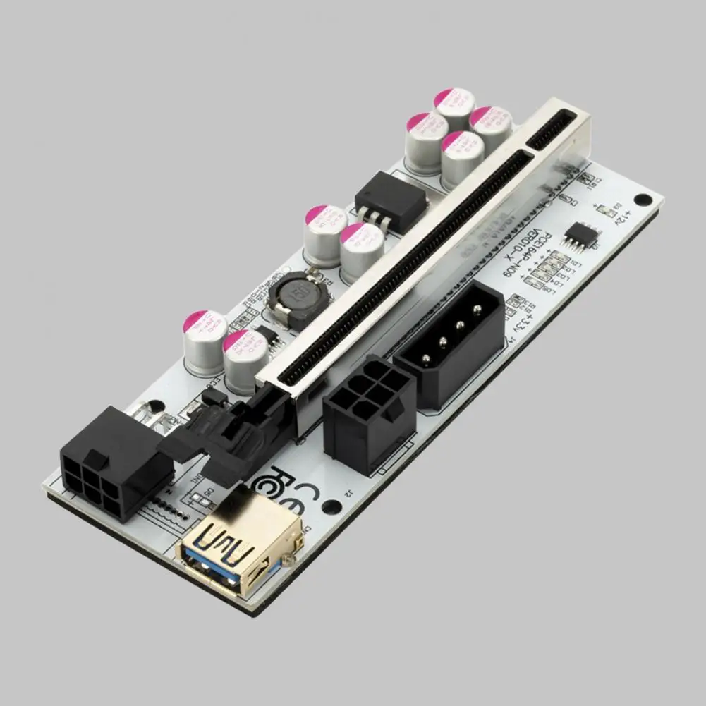 Карта адаптера графического процессора, практичная термостойкая универсальная карта расширения стабильного сигнала, высокоскоростная ви...
Карта адаптера графического процессора, практичная термостойкая универсальная карта расширения стабильного сигнала, высокоскоростная ви...