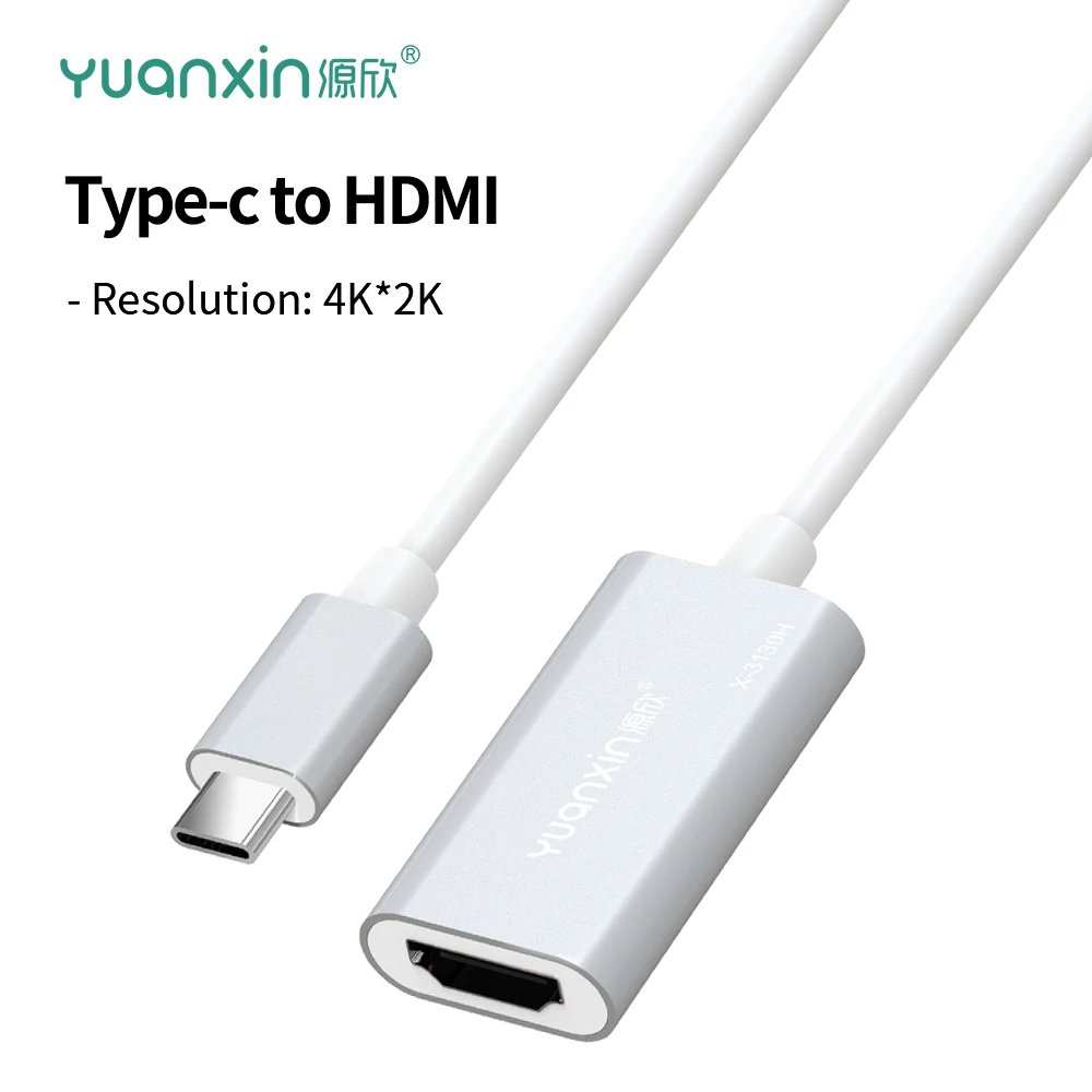 Type C Male to HDMI Female 10cm Adapter Cable Multimedia Converter 4K*2K 30Hz Laptop Accessories for Macbook Huawei Matebook 
Type C Male to HDMI Female 10cm Adapter Cable Multimedia Converter 4K*2K 30Hz Laptop Accessories for Macbook Huawei Matebook