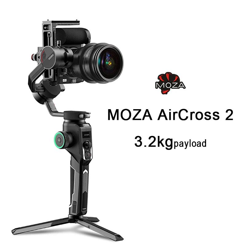 Moza AirCross 2 3-осевой карданный Ручной Стабилизатор для камеры 3,2 кг беззеркальная камера DSLR стабилизатор для Canon Sony Nikon Fuji
Moza AirCross 2 3-осевой карданный Ручной Стабилизатор для камеры 3,2 кг беззеркальная камера DSLR стабилизатор для Canon Sony Nikon Fuji
