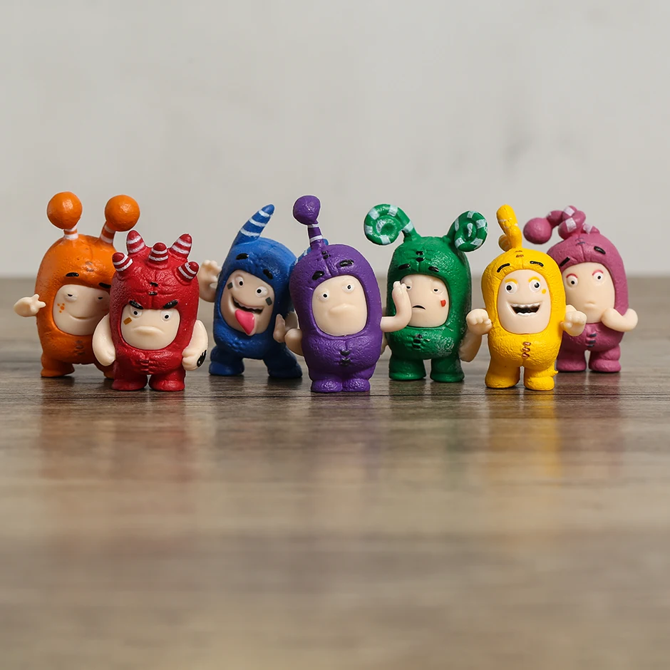 4 см 7 шт./компл. фигурка Oddbods Симпатичные игрушки из ПВХ модели куклы игрушки
4 см 7 шт./компл. фигурка Oddbods Симпатичные игрушки из ПВХ модели куклы игрушки