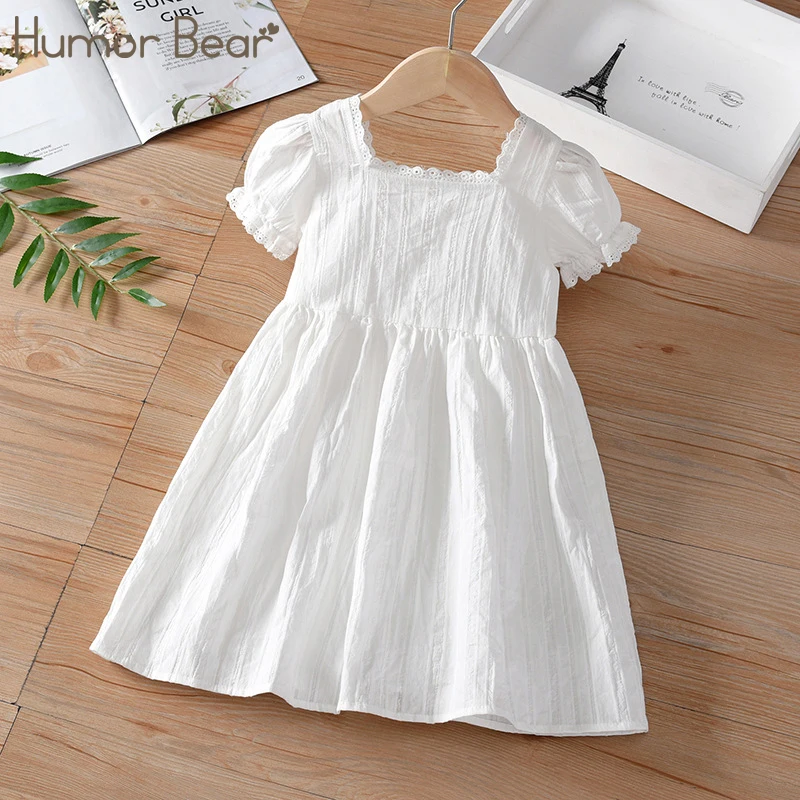Humor Bear Summer Princess Little Girl Dress Floral Printed Square Neck Puff Sleeve Lace Hollow Out A-Line Dress 
Humor Bear Summer Princess Little Girl Dress Floral Printed Square Neck Puff Sleeve Lace Hollow Out A-Line Dress