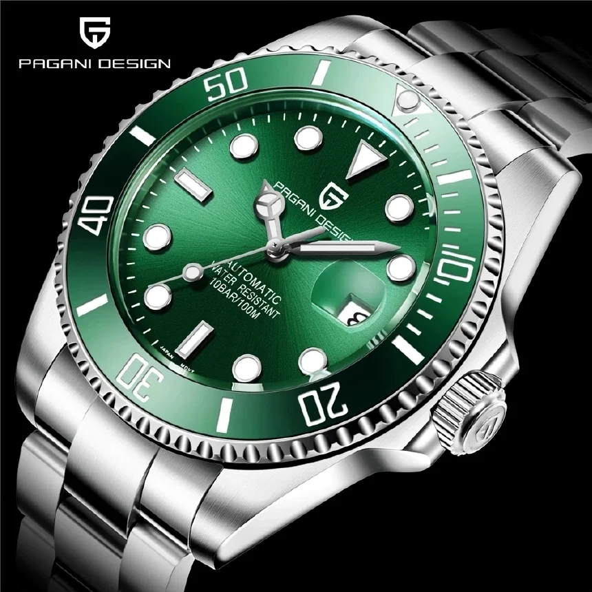 PAGANI DESIGN New Men Mechanical Wristwatch Luxury Ceramic Bezel Automatic Watch Sapphire Glass Watch for Men Relogio Masculino
PAGANI DESIGN New Men Mechanical Wristwatch Luxury Ceramic Bezel Automatic Watch Sapphire Glass Watch for Men Relogio Masculino