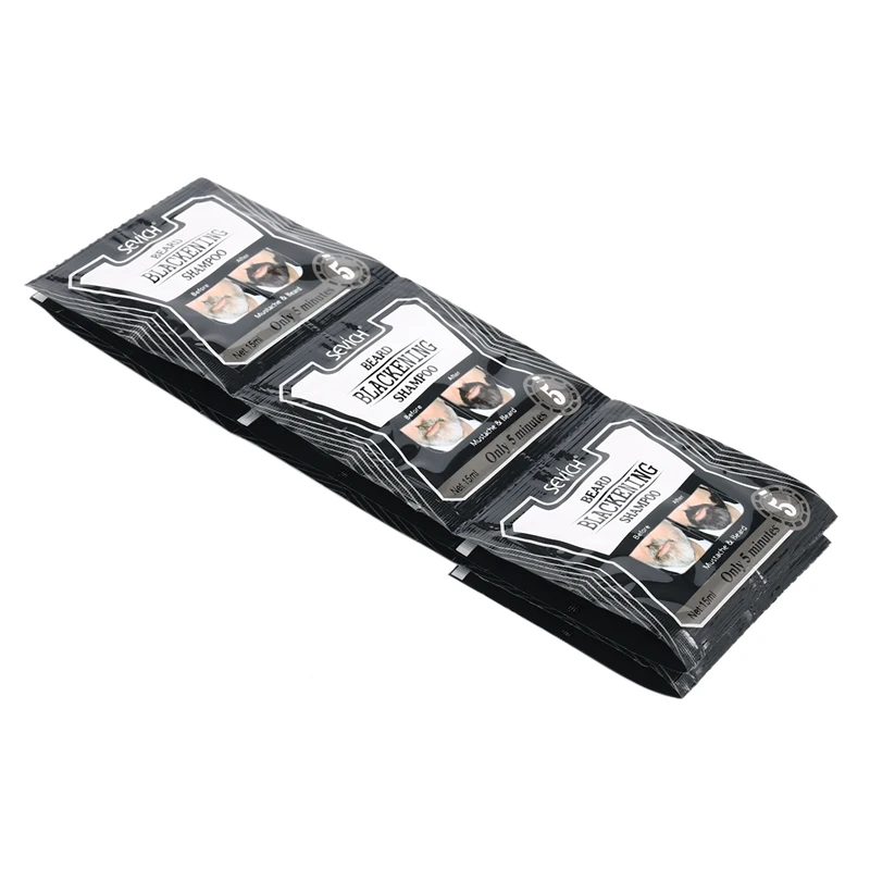 Sevich 10Pcs 5Mins Blackening Beard Shampoo Dye Beard Into Black Herb Natural Faster Blackening Beard Coloring Removal
Sevich 10Pcs 5Mins Blackening Beard Shampoo Dye Beard Into Black Herb Natural Faster Blackening Beard Coloring Removal