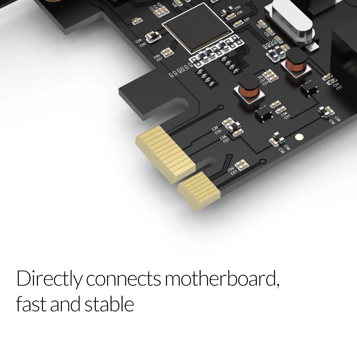 Плата расширения ORICO USB 3.0 PCI-E 2 порта PCI Express 15 контактов SATA на большой 4-контактный