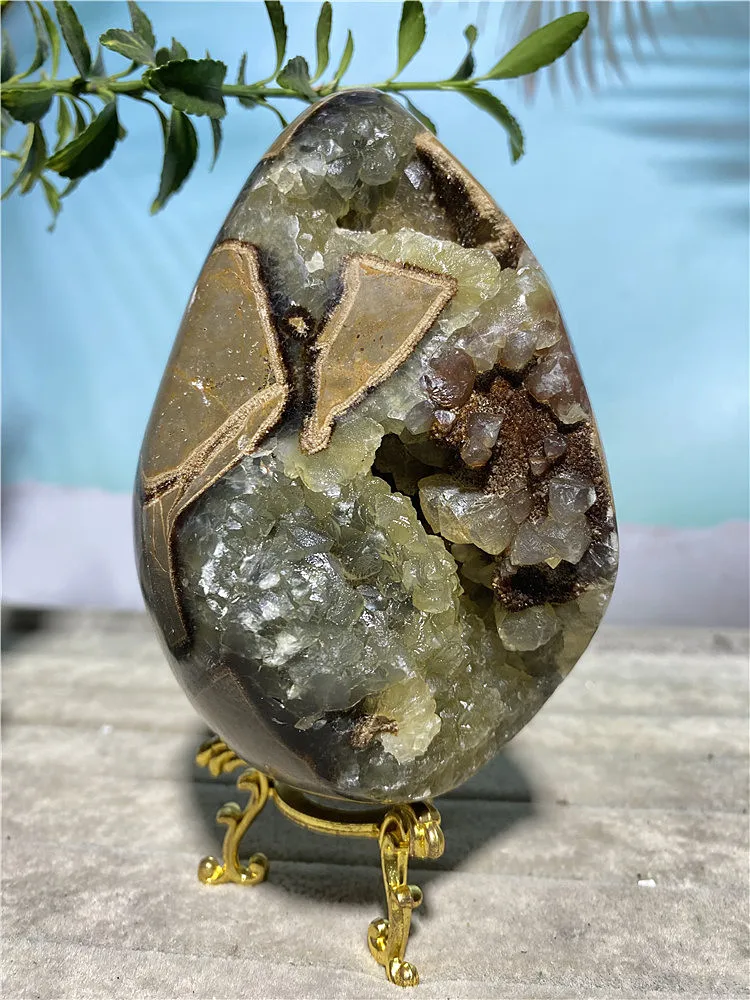 Septarium Geode Natural Voog Quartz Crystal Raw Reiki Cluster Healing Stones Specimen Home Crafts Decoration Gift Dragon Egg
Septarium Geode Natural Voog Quartz Crystal Raw Reiki Cluster Healing Stones Specimen Home Crafts Decoration Gift Dragon Egg
