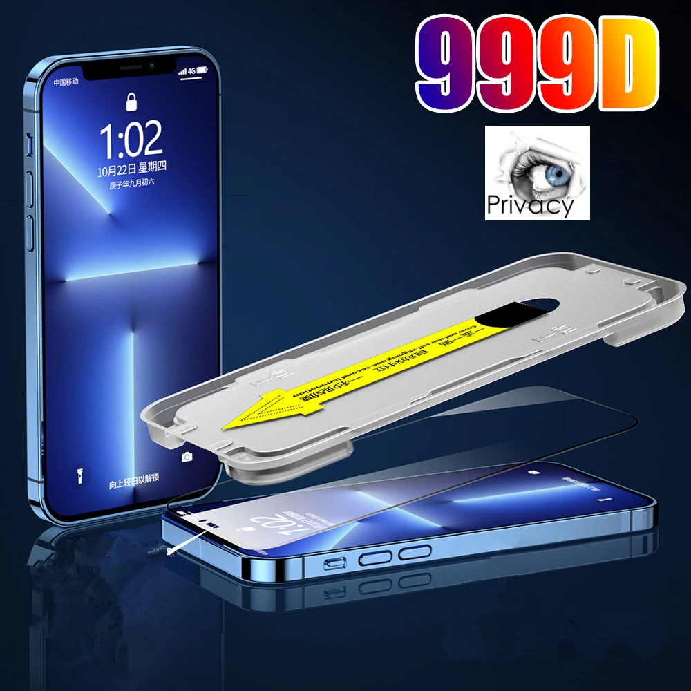For iphone 14 13 Pro Max Privacy Tempered Glass Protective Film X XR XS 12 11 Anti Spy Glare Screen Protector With Install tools
For iphone 14 13 Pro Max Privacy Tempered Glass Protective Film X XR XS 12 11 Anti Spy Glare Screen Protector With Install tools