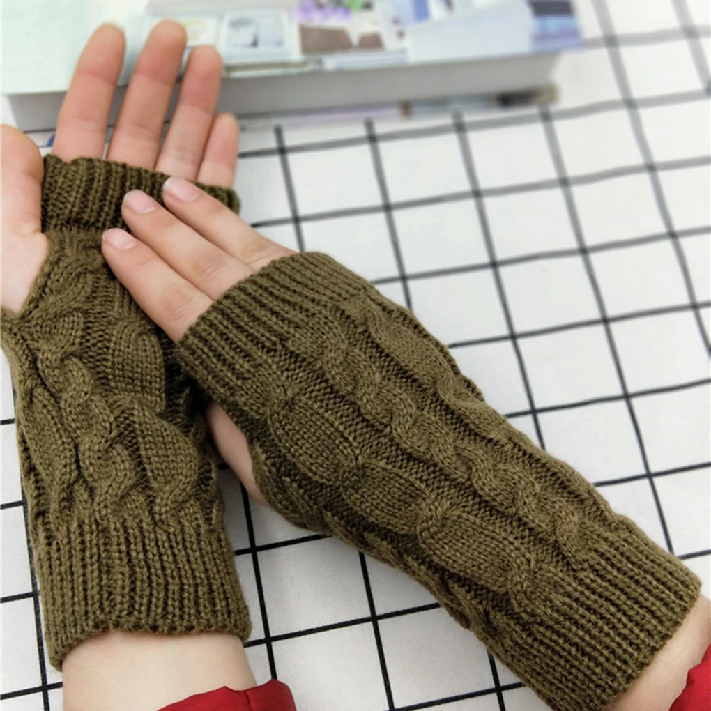 1 Pair Knitted Long Fingerless Mittens Gloves Arm Warmer Stretchy Mitten Unisex Crochet Half Finger Long Gloves Hot Selling
1 Pair Knitted Long Fingerless Mittens Gloves Arm Warmer Stretchy Mitten Unisex Crochet Half Finger Long Gloves Hot Selling