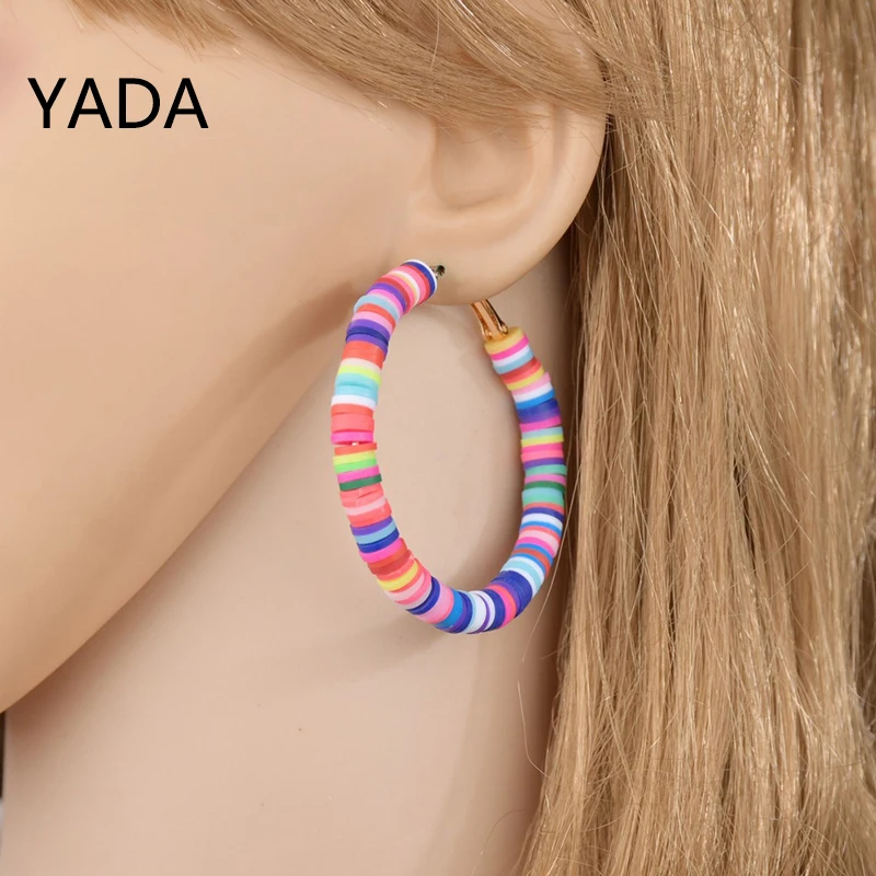 YADA Bohemian Colourful Weave Earrings Fashion Simple Round Circle Hoop Earrings For Women Party Jewelry Gift ER220023
YADA Bohemian Colourful Weave Earrings Fashion Simple Round Circle Hoop Earrings For Women Party Jewelry Gift ER220023