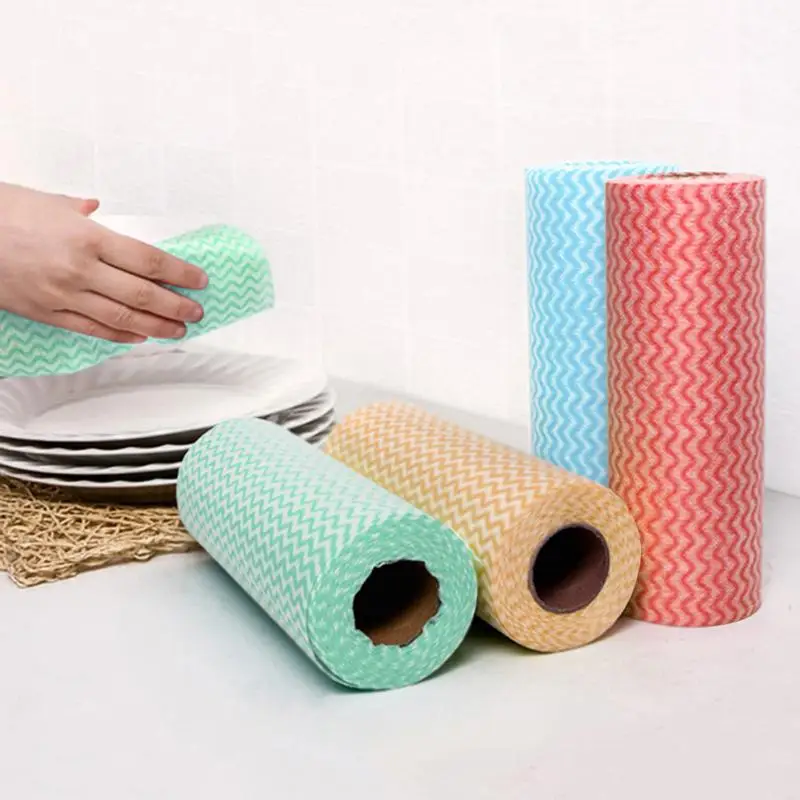 1Roll Non-Woven Fabric Wiping Cleaning Cloth Towels Kitchen Towel Disposable Striped Practical Rags Souring Pad Household Tools
1Roll Non-Woven Fabric Wiping Cleaning Cloth Towels Kitchen Towel Disposable Striped Practical Rags Souring Pad Household Tools