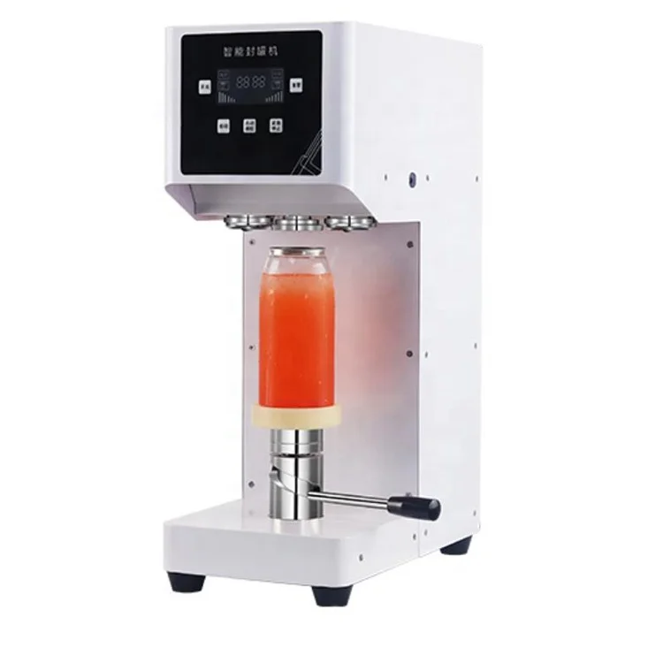 Automatic Portable Plastic Aluminum Can Sealer Bubble Tea Tin Can Sealing Machine 110V 220V for Sale 
Automatic Portable Plastic Aluminum Can Sealer Bubble Tea Tin Can Sealing Machine 110V 220V for Sale