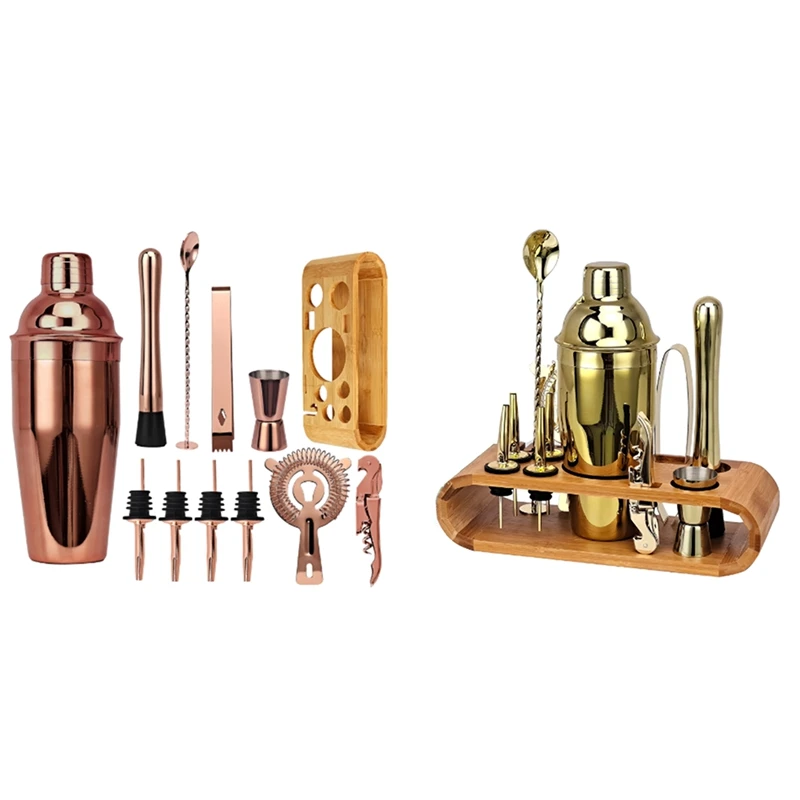 Cocktail Bar Set Mixology Bartender Kit: 12-Piece Bar Tool Set With Stylish Bamboo Stand
Cocktail Bar Set Mixology Bartender Kit: 12-Piece Bar Tool Set With Stylish Bamboo Stand