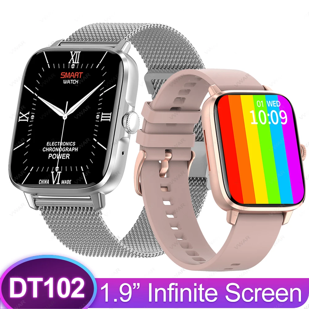 2022 NEW DT102 Smart Watch 1.9" Infinite Screen NFC GPS Tracker Bluetooth Call Men Women GTS3 Smartwatch for Xiaomi Apple Phone
2022 NEW DT102 Smart Watch 1.9" Infinite Screen NFC GPS Tracker Bluetooth Call Men Women GTS3 Smartwatch for Xiaomi Apple Phone