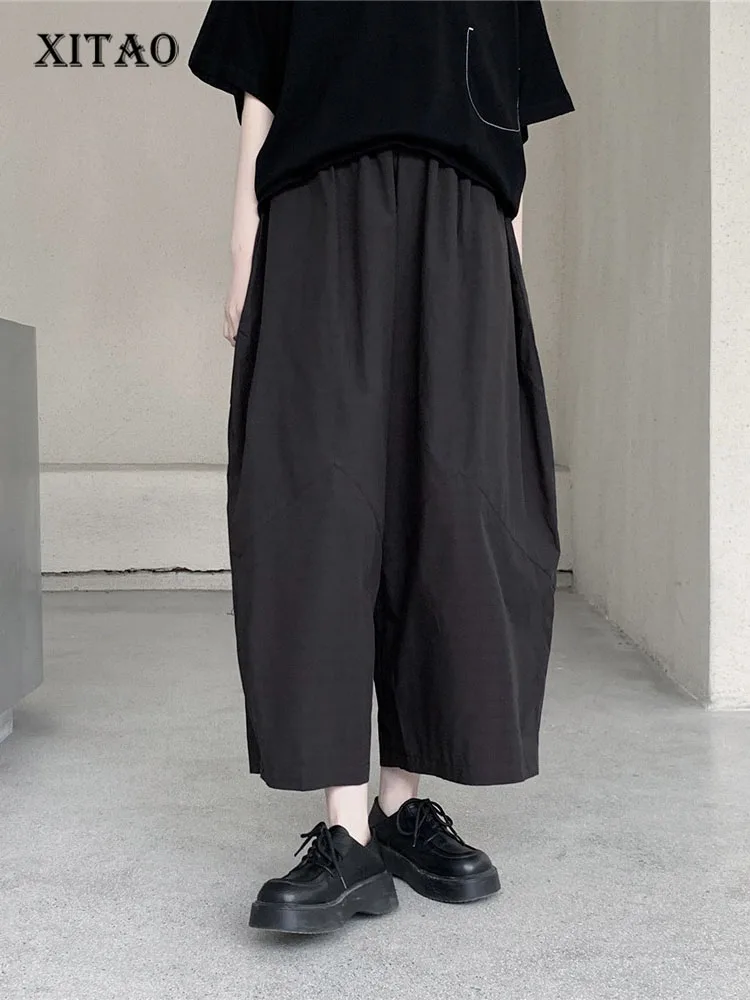 XITAO Women Wide Leg Pants Pleated Solid Color Small Fresh Solid Color Elegant High Waist Ankle Length Pants Style WLD7590
XITAO Women Wide Leg Pants Pleated Solid Color Small Fresh Solid Color Elegant High Waist Ankle Length Pants Style WLD7590