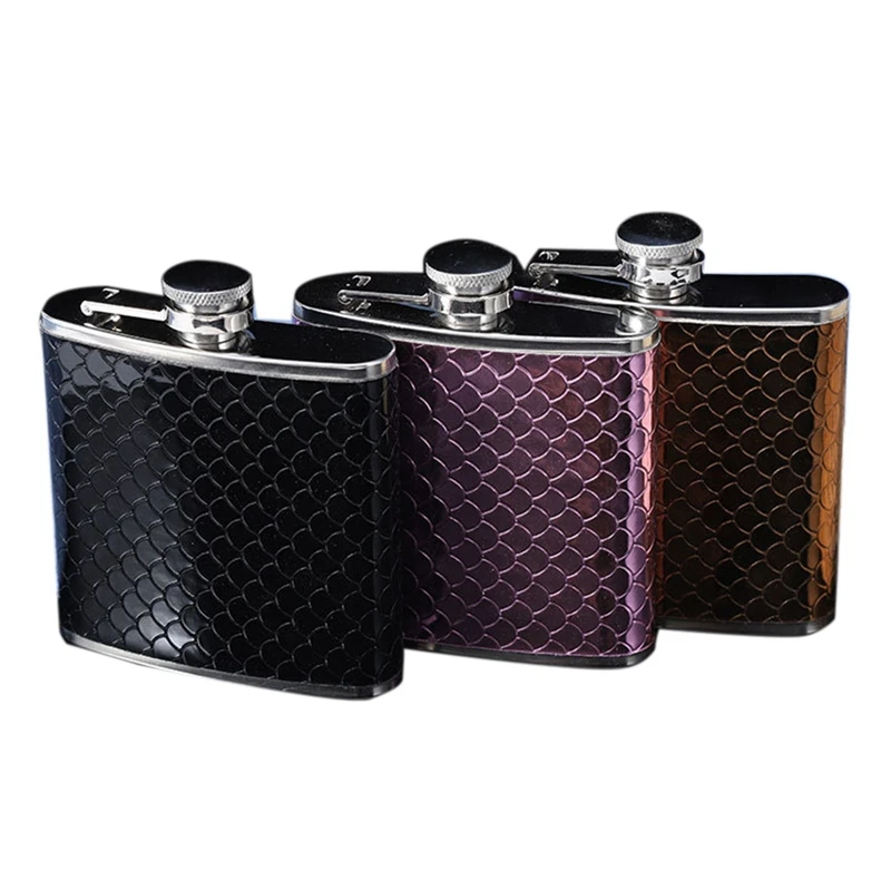 3Pcs 6Oz Portable Stainless Steel Hip Flask Flagon Whiskey Wine Pot Cover Bottle Travel Drinkware
3Pcs 6Oz Portable Stainless Steel Hip Flask Flagon Whiskey Wine Pot Cover Bottle Travel Drinkware