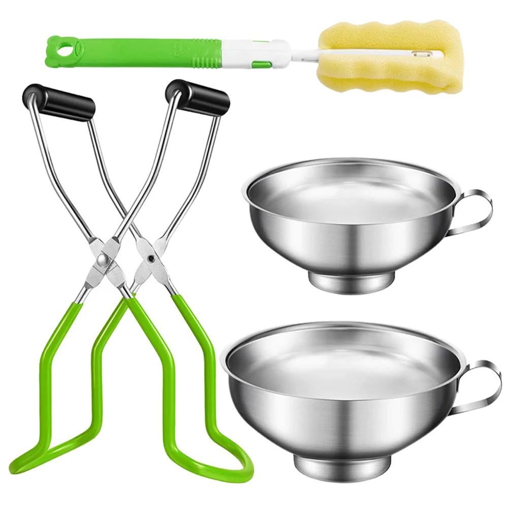 Jar Funnel Canning Brush Lifteroil Mason Tongs Dish Clip Metal Set Tool Steelbowl Kitchen Secure Jars Portable Strainerpan
Jar Funnel Canning Brush Lifteroil Mason Tongs Dish Clip Metal Set Tool Steelbowl Kitchen Secure Jars Portable Strainerpan