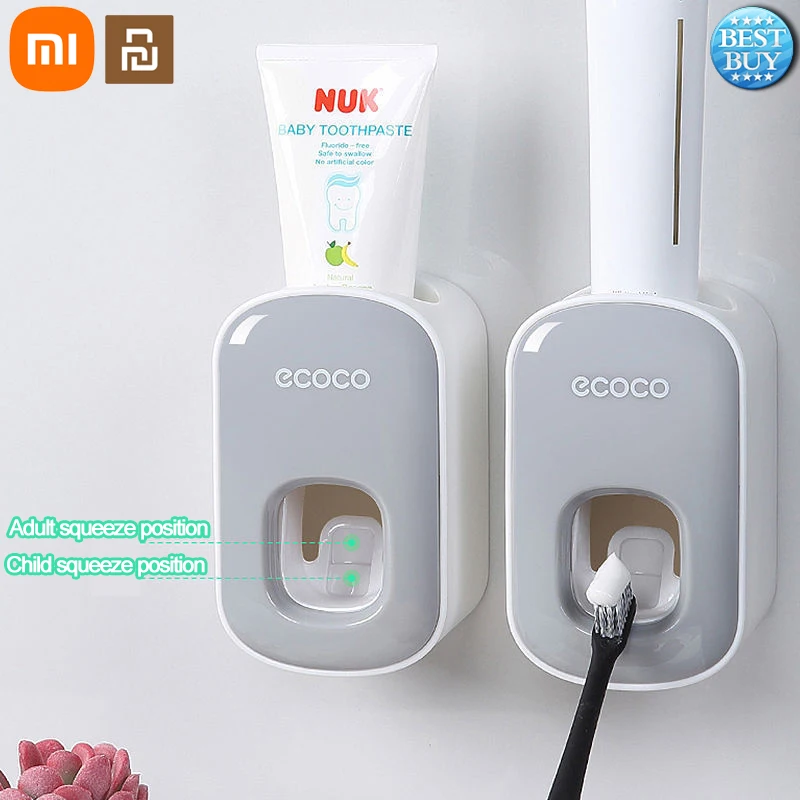 Автоматический Дозатор зубной пасты Xiaomi Youpin, держатель для зубной пасты с креплением на стену, аксессуары для ванной комнаты
Автоматический Дозатор зубной пасты Xiaomi Youpin, держатель для зубной пасты с креплением на стену, аксессуары для ванной комнаты