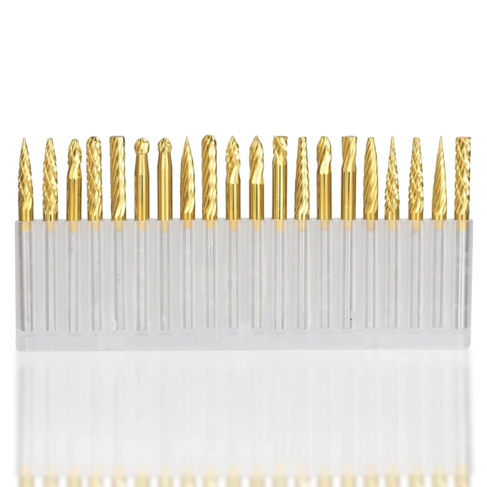 20pcs 1.5\" Rotary Burrs Set 3*3mm Tungsten Carbide Titanium Coated Grinding Head For Deburring Polishing Metal Wood Rotary Tool
20pcs 1.5\" Rotary Burrs Set 3*3mm Tungsten Carbide Titanium Coated Grinding Head For Deburring Polishing Metal Wood Rotary Tool