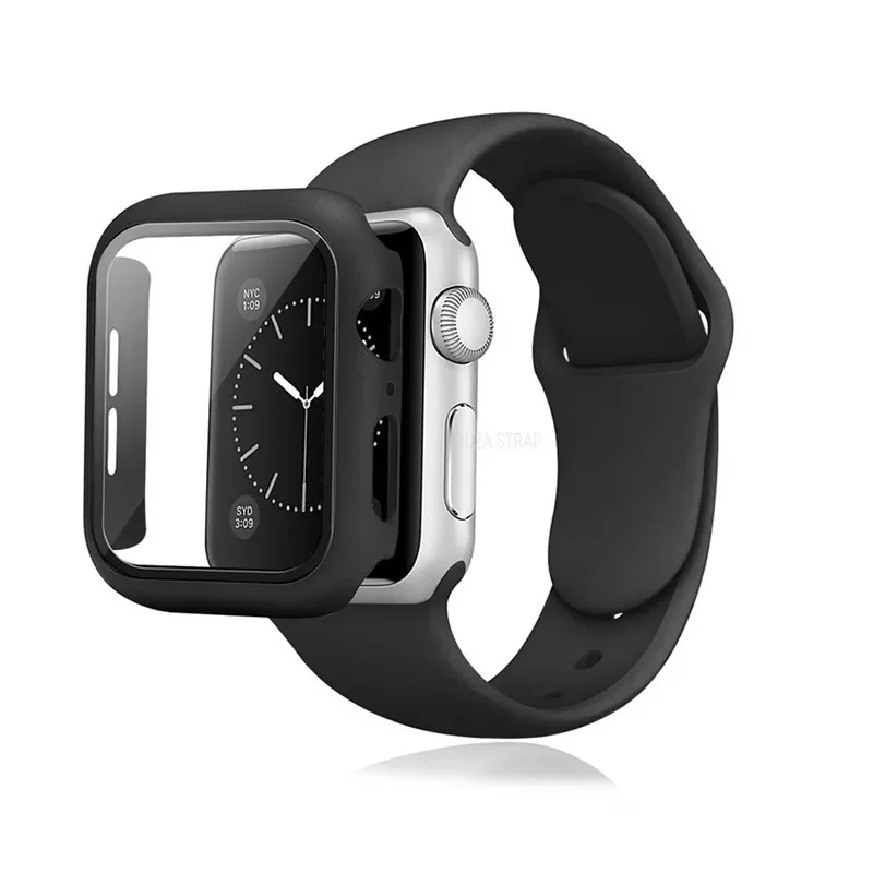Strap+Case Set for Apple Watch Band 44mm 40mm iWatch band 42mm 38mm Silicone Bumper+Bracelet for Apple Watch series 4 3 5 SE 6 7
Strap+Case Set for Apple Watch Band 44mm 40mm iWatch band 42mm 38mm Silicone Bumper+Bracelet for Apple Watch series 4 3 5 SE 6 7