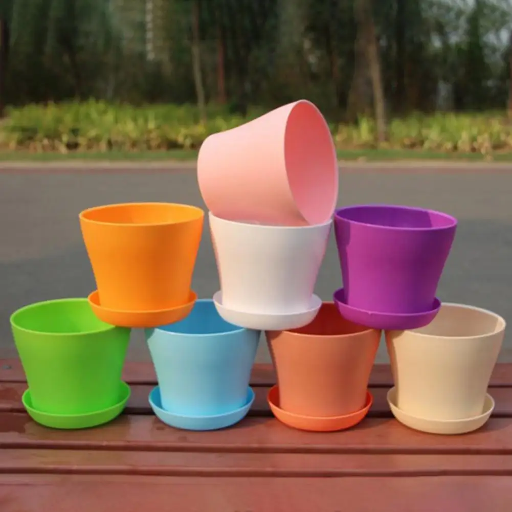 2Pcs Useful Plant Container Colorful Nursery Container Thick Modern Decorative Nursery Container Break-resistant
2Pcs Useful Plant Container Colorful Nursery Container Thick Modern Decorative Nursery Container Break-resistant
