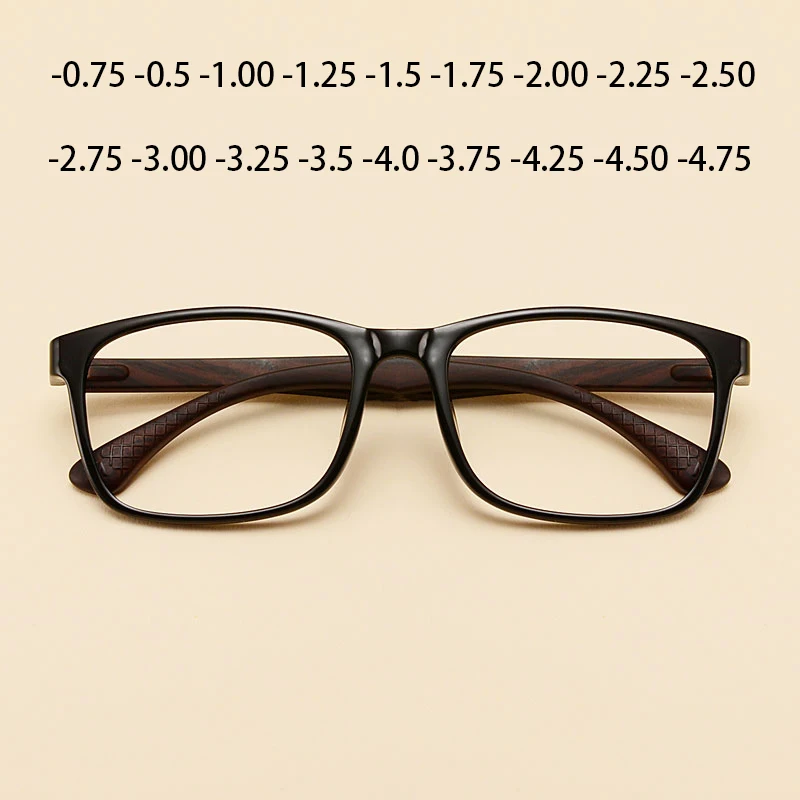 Cubojue Myopia Glasses Men Women -0.75 -0.5 -1.0 -1.25 -1.5 -1.75 -2.0 -2.25 -2.5 -2.75 -3.0 -3.25 -3.5 -3.75 -4.0 -4.25 -4.5 -5
Cubojue Myopia Glasses Men Women -0.75 -0.5 -1.0 -1.25 -1.5 -1.75 -2.0 -2.25 -2.5 -2.75 -3.0 -3.25 -3.5 -3.75 -4.0 -4.25 -4.5 -5