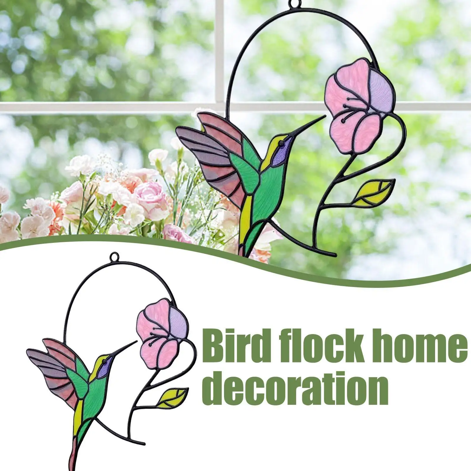 1pc Colorful Hummingbird Acrylic Hanging Ornaments Window Rainbow Prism Suncatcher Crafts Pendant Summer Gift
1pc Colorful Hummingbird Acrylic Hanging Ornaments Window Rainbow Prism Suncatcher Crafts Pendant Summer Gift