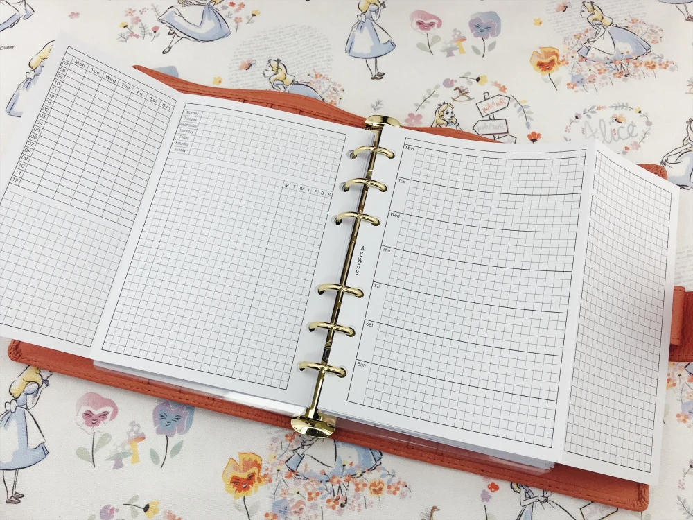 Folding wonderful flower A6 Weekly Diary gillio 6 hole loose leaf Planner Refill Diary Journal Filler Paper planner accessories
Folding wonderful flower A6 Weekly Diary gillio 6 hole loose leaf Planner Refill Diary Journal Filler Paper planner accessories
