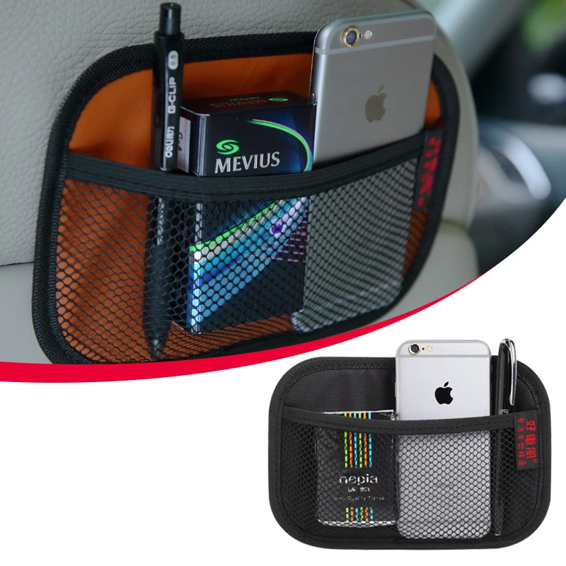 Oxford Fabric Car Phone Bag Storage and Arrangementar Storage Net Bag Automotive Pocket Multifunctional Useful Car Organizer
Oxford Fabric Car Phone Bag Storage and Arrangementar Storage Net Bag Automotive Pocket Multifunctional Useful Car Organizer