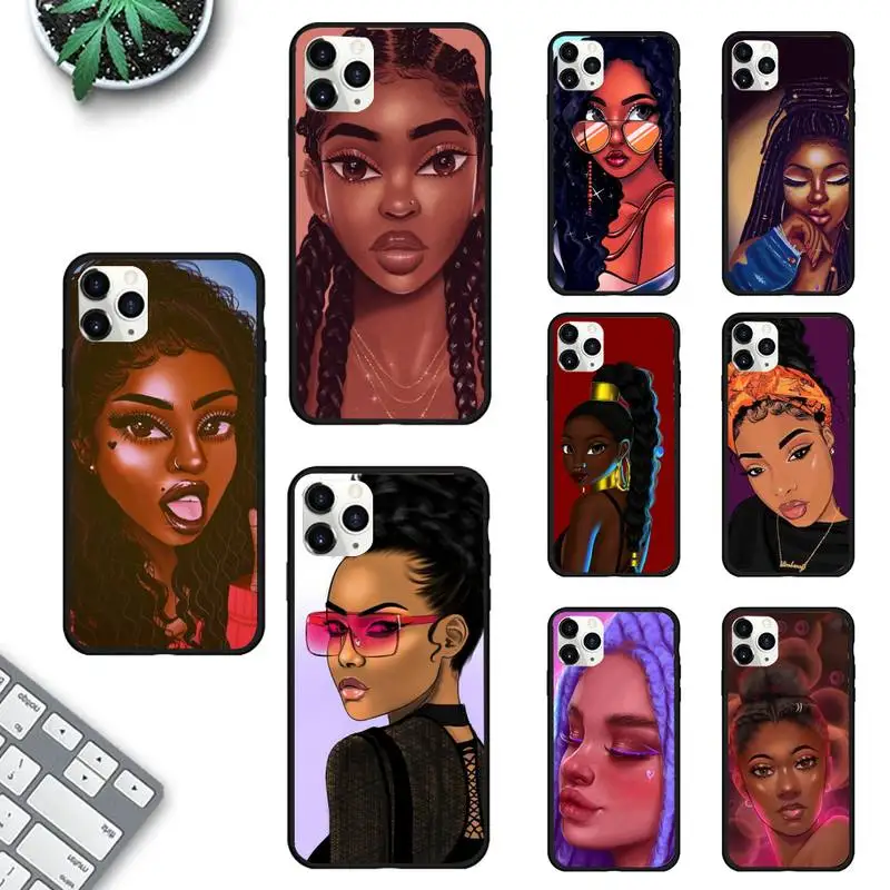 Fashion Black Gir Phone Case for iPhone 11 12 13 Mini Pro Max 8 7 6 6S Plus X 5 SE 2020 XR XS Back Coque
Fashion Black Gir Phone Case for iPhone 11 12 13 Mini Pro Max 8 7 6 6S Plus X 5 SE 2020 XR XS Back Coque