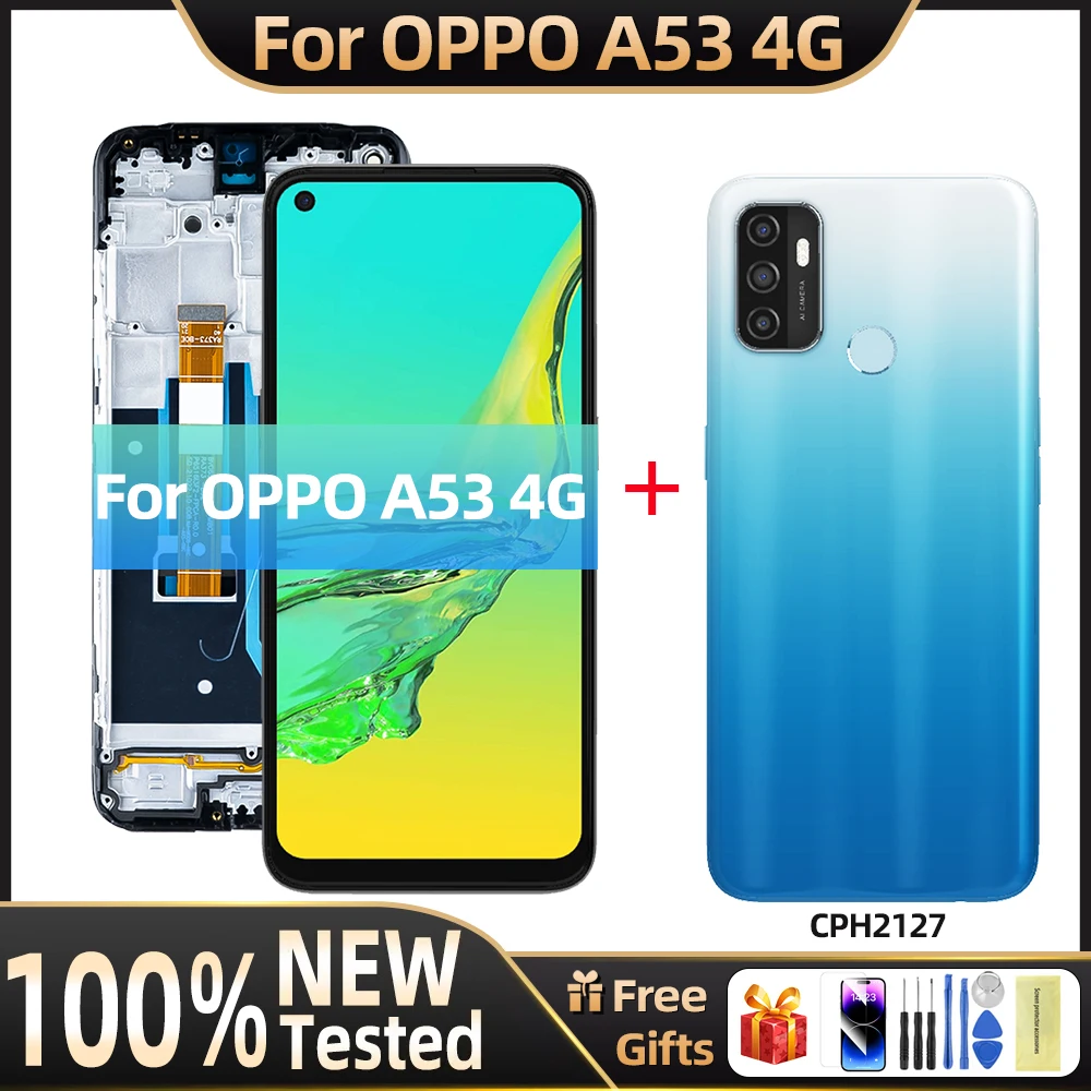 ЖК-дисплей 6 5 дюйма для Oppo A53 4G детали замены CPH2127 CPH2131 дисплей с рамкой