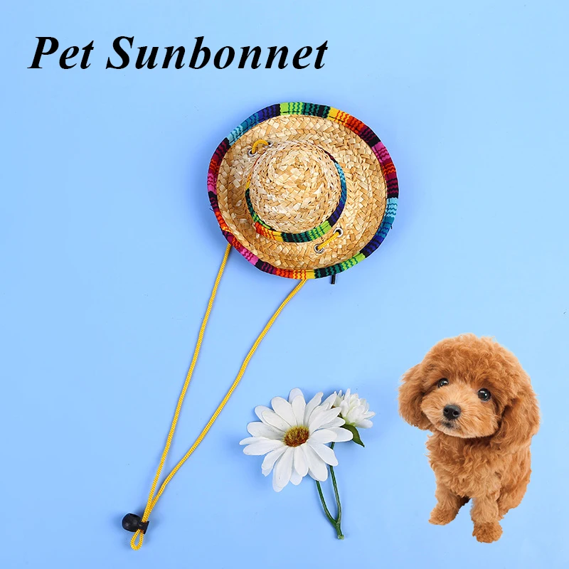 Sun Protection Pet Hats Summer Pet Straw Hats Breathable Dog Sun Caps Adjustable Pet Straw Hat Dog Accessories Supplies 2022 New
Sun Protection Pet Hats Summer Pet Straw Hats Breathable Dog Sun Caps Adjustable Pet Straw Hat Dog Accessories Supplies 2022 New