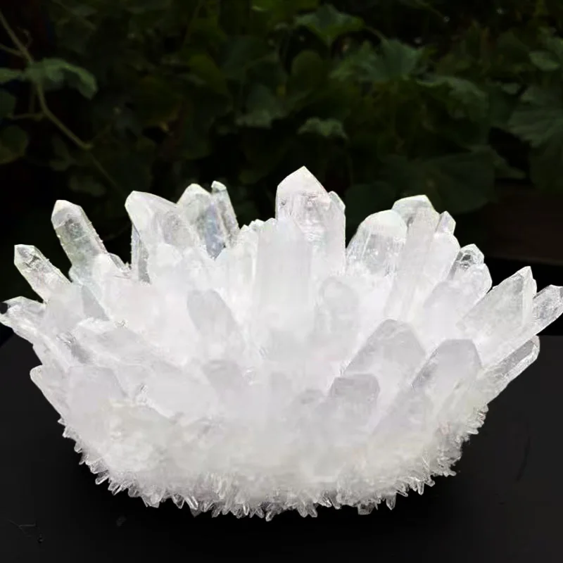 Natural white phantom quartz crystal cluster mineral samples heal home office decoration
Natural white phantom quartz crystal cluster mineral samples heal home office decoration