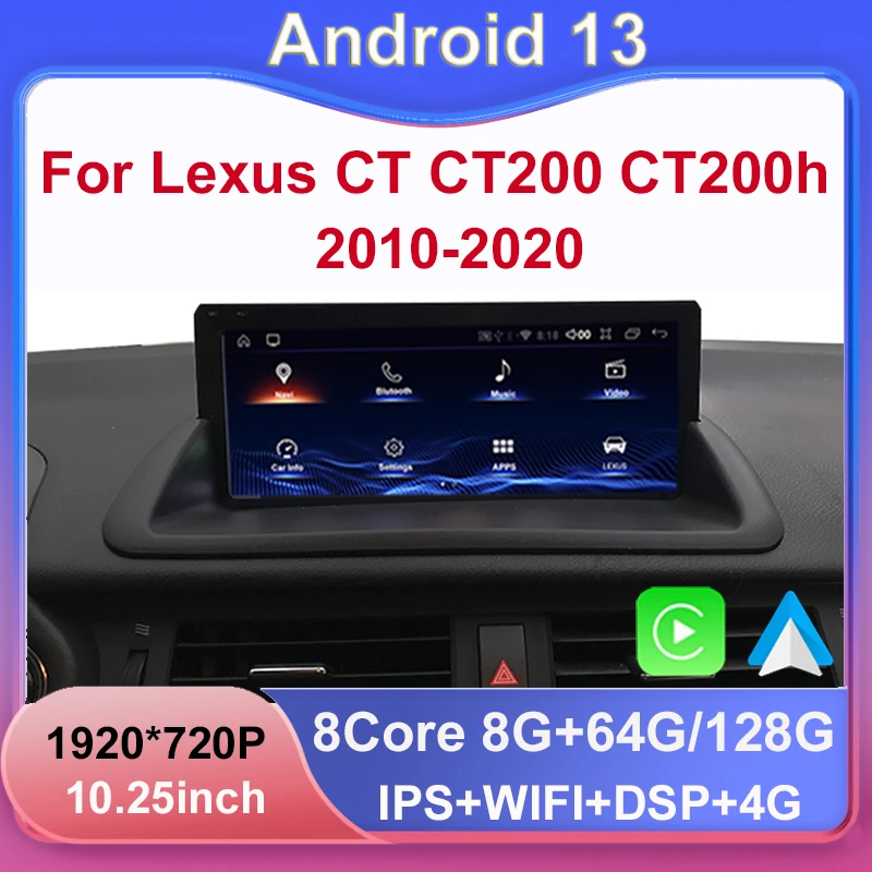 Android 13 8 + 128G беспроводной автомобильный Dvd-плеер Carplay для Lexus CT CT200 CT200h 2010-2020 Радио Навигация мультимедийный стерео
Android 13 8 + 128G беспроводной автомобильный Dvd-плеер Carplay для Lexus CT CT200 CT200h 2010-2020 Радио Навигация мультимедийный стерео