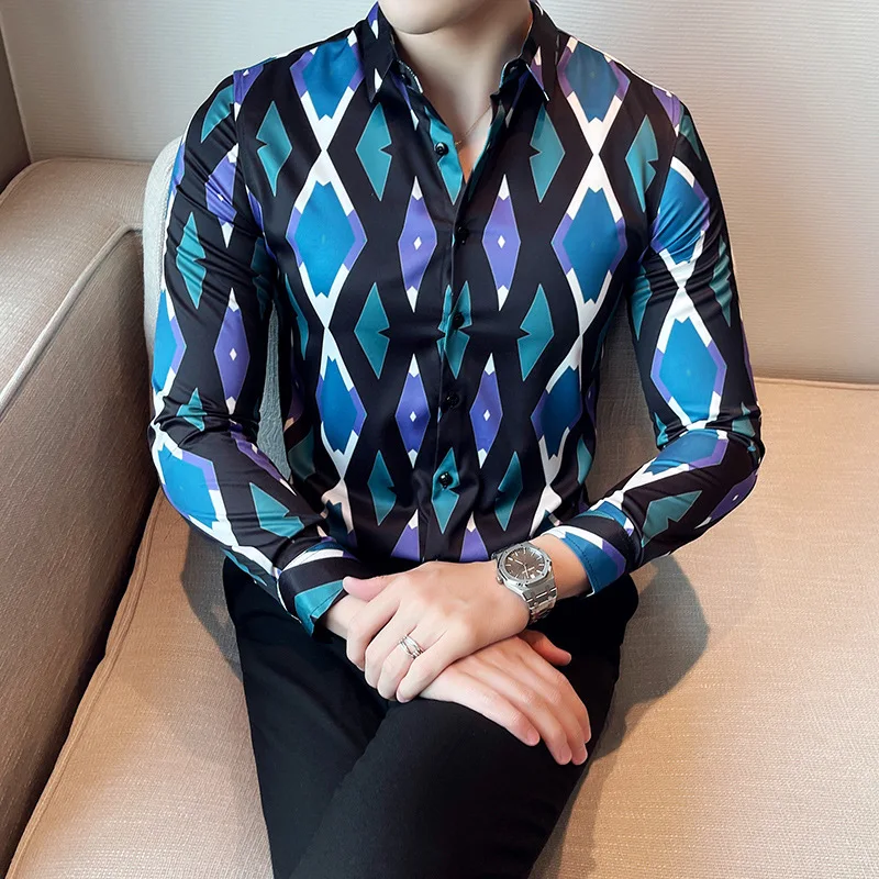 Spring Autumn 2022 Fashion Mens Luxury Floral Shirts Casual Rose Flowers Print Long Sleeve Slim Fit Formal Business Dress Shirts
Spring Autumn 2022 Fashion Mens Luxury Floral Shirts Casual Rose Flowers Print Long Sleeve Slim Fit Formal Business Dress Shirts