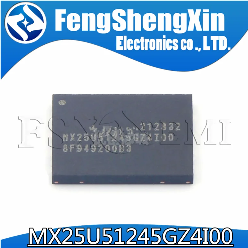 (1-5)pcs MX25U51245GZ4I00 MX25U51245GZ4100 QFN-8 FLASH memory Chipset 
(1-5)pcs MX25U51245GZ4I00 MX25U51245GZ4100 QFN-8 FLASH memory Chipset