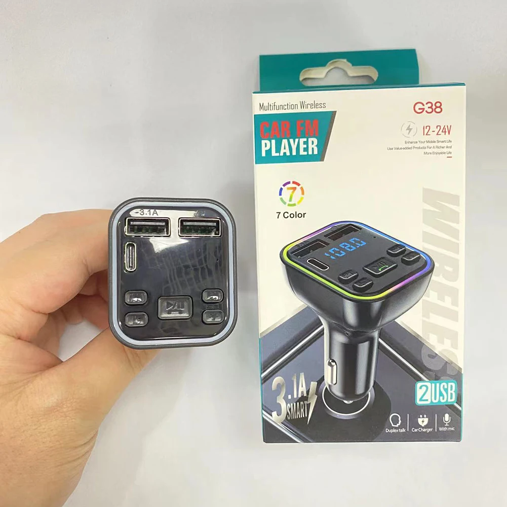 Car Bluetooth Transmitter FM Transmitter Small And Exquisite Support Bluetooth Car Wireless Bluetooth High Quality Brand New
Car Bluetooth Transmitter FM Transmitter Small And Exquisite Support Bluetooth Car Wireless Bluetooth High Quality Brand New