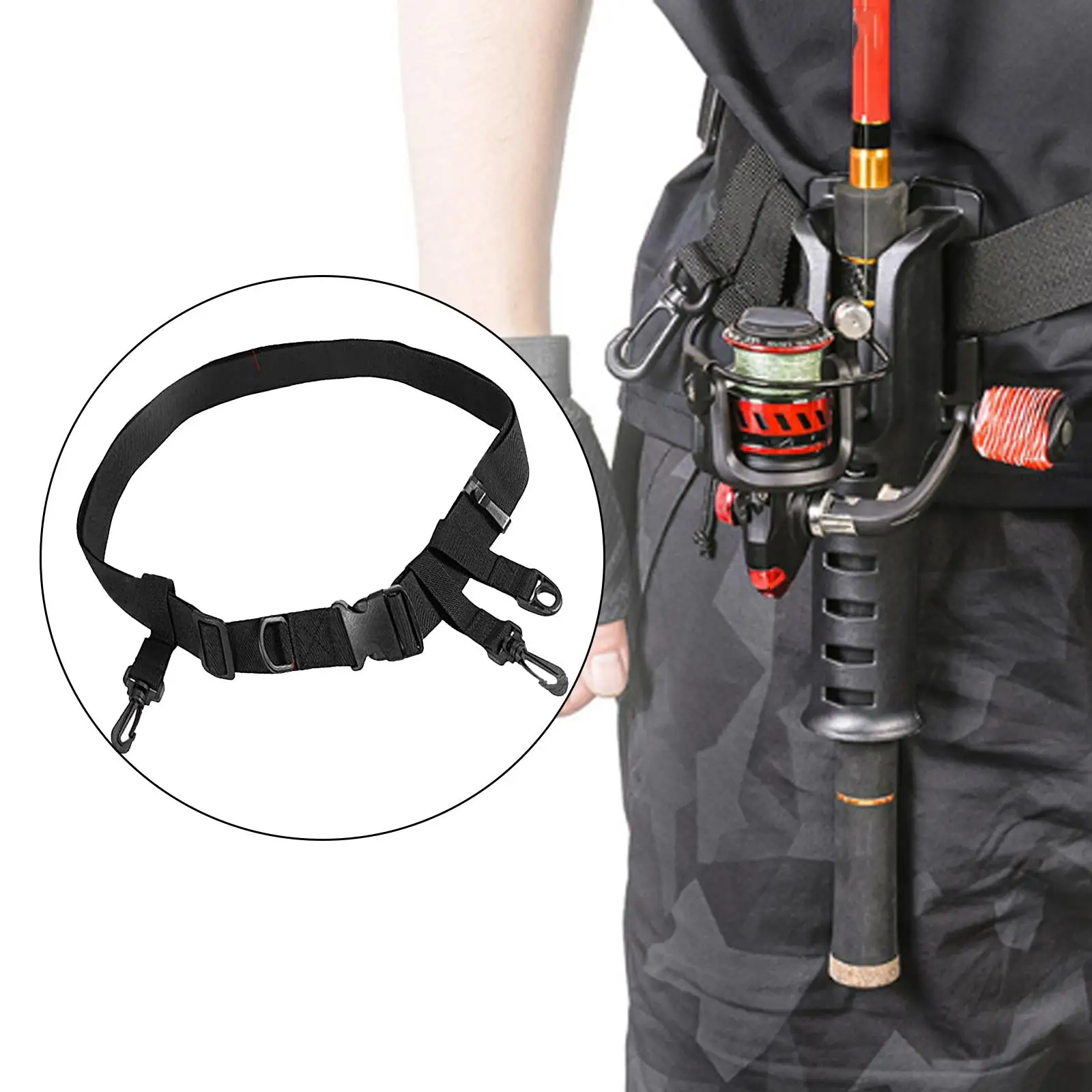 1x Fishing Waist Belt Adjustable Durable Portable Harness Supplies Equipment Support PP for Traveling Boat Sea Fishing Outdoor
1x Fishing Waist Belt Adjustable Durable Portable Harness Supplies Equipment Support PP for Traveling Boat Sea Fishing Outdoor
