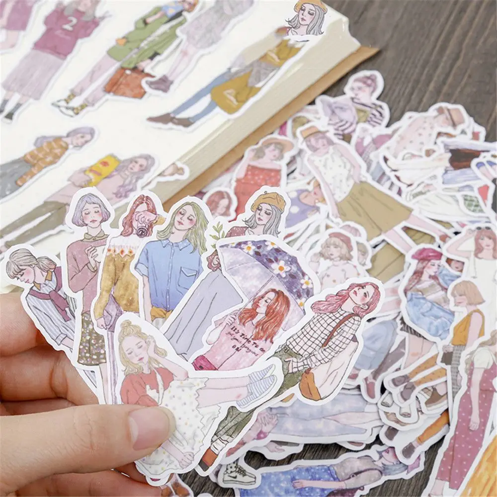 100pcs Fashion Girl Stickers Basic Collage Material DIY Scrapbooking Postcards Hand Account Decorations Self Adhesive Sticker
100pcs Fashion Girl Stickers Basic Collage Material DIY Scrapbooking Postcards Hand Account Decorations Self Adhesive Sticker