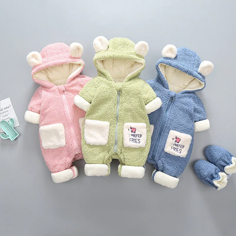 Infant Thick Velvet Onesie Clothing Winter Autumn Warm Rompers For Baby Girls Boys Jumpsuit Kids Overalls Newborn Down One Piece
Infant Thick Velvet Onesie Clothing Winter Autumn Warm Rompers For Baby Girls Boys Jumpsuit Kids Overalls Newborn Down One Piece