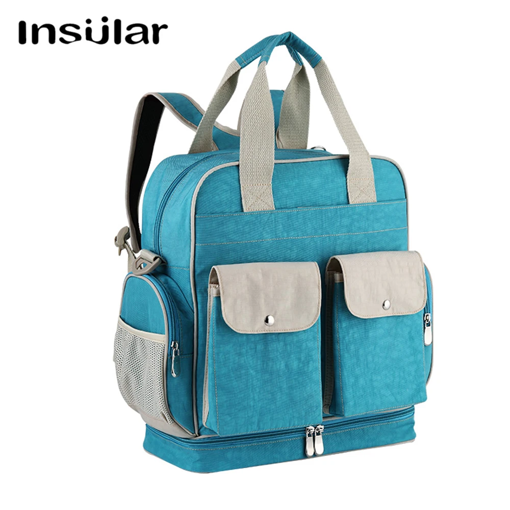 Сумки для детских подгузников Insular, нейлоновая сумка для детских подгузников, вместительный рюкзак для мам, многофункциональные сумки для ухода за детьми
Сумки для детских подгузников Insular, нейлоновая сумка для детских подгузников, вместительный рюкзак для мам, многофункциональные сумки для ухода за детьми