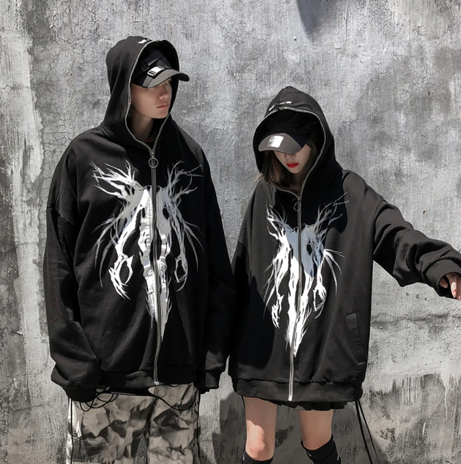 Demon Slayer Fashion Men Evil Print Hoodies Black Zip Up Cardigan Hooded Sweatshirt Mens Streetwear Loose Plus Size Hoodie Oodie
Demon Slayer Fashion Men Evil Print Hoodies Black Zip Up Cardigan Hooded Sweatshirt Mens Streetwear Loose Plus Size Hoodie Oodie