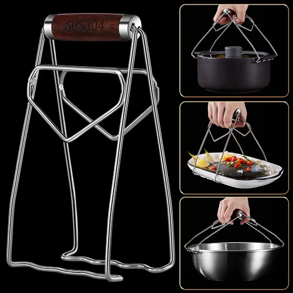 Pot Lid Holder Anti-scratch Cutlery Accessories Stainless Steel Wavy Anti-Dish Steamer Clip for Cooking
Pot Lid Holder Anti-scratch Cutlery Accessories Stainless Steel Wavy Anti-Dish Steamer Clip for Cooking