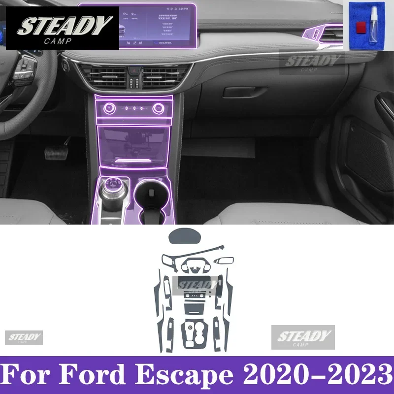 Для Ford Escape 2020-2023 салон автомобиля, центральная консоль, прозрачная защитная пленка из ТПУ, краска, наклейка против царапин, ЖК-экран PPF
Для Ford Escape 2020-2023 салон автомобиля, центральная консоль, прозрачная защитная пленка из ТПУ, краска, наклейка против царапин, ЖК-экран PPF