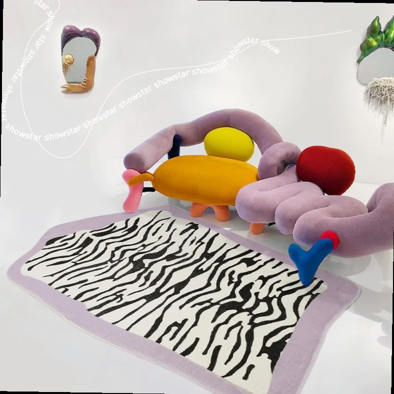 Best Zebra Print Plush Rugs Living Room Decoration Carpets For Bed Room Fluffy Mat Sofa Tables Carpet Coffee Floor Rug
Best Zebra Print Plush Rugs Living Room Decoration Carpets For Bed Room Fluffy Mat Sofa Tables Carpet Coffee Floor Rug